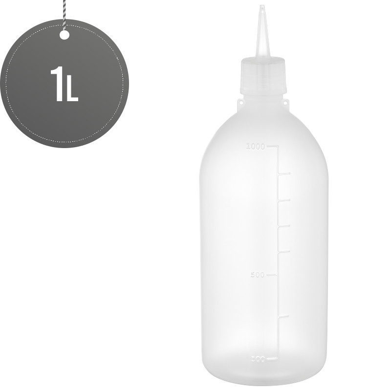 Squeeze Bottle Oil Dispenser Clear 1L