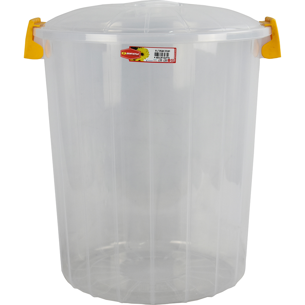 Clear 50L Food Storage Lock Bin