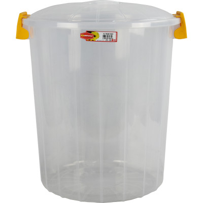 Clear 50L Food Storage Lock Bin