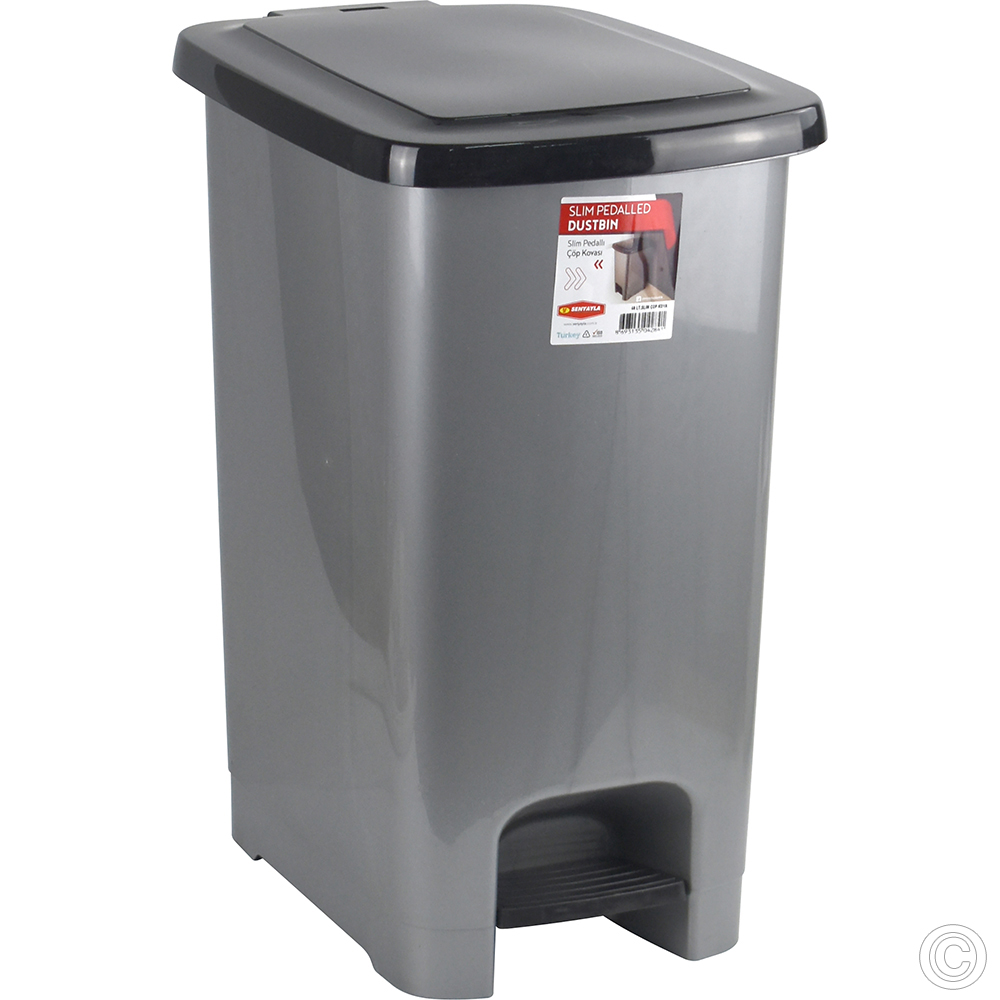 Slim Pedal Bin Plastic 60L