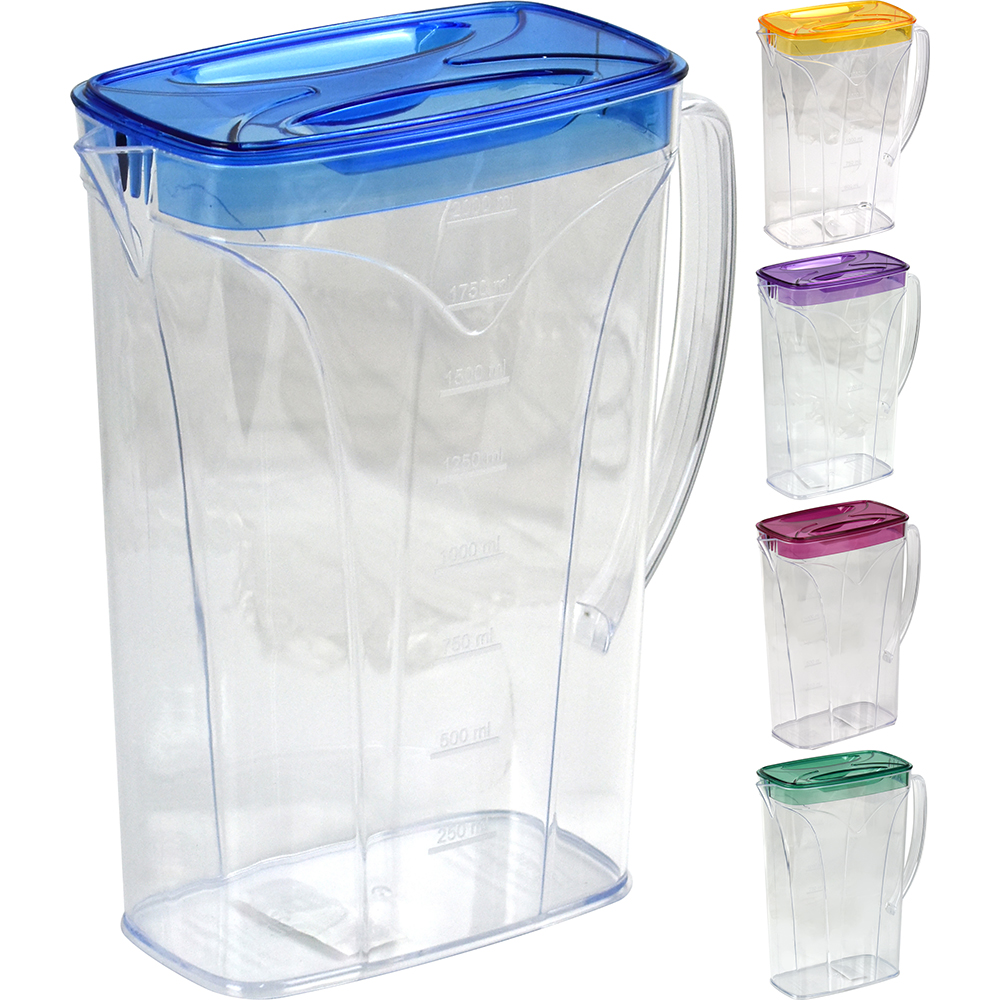 Aqua Plastic Crystal Jug 2L