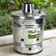 Galvanised Metal Incinerator Mini 15L Bins & Buckets image