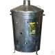 Galvanised Metal Incinerator Large 90L image