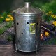 Galvanised Metal Incinerator Large 90L image