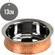 Copper Pot 13cm Hammered Copper Serveware image