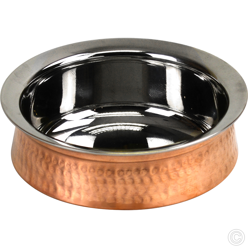 Copper Pot 17cm Hammered