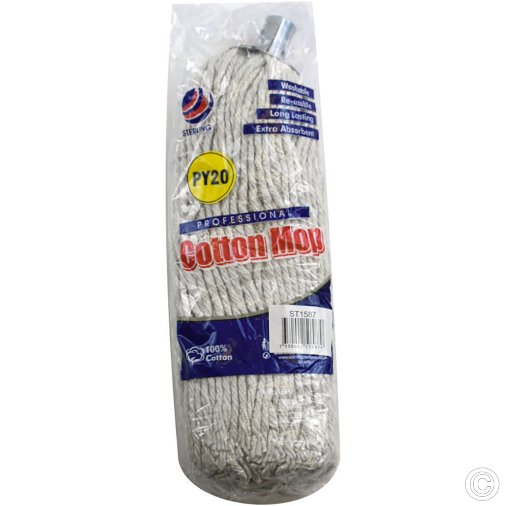 Super Jumbo Cotton Mop PY20 With Metal Socket
