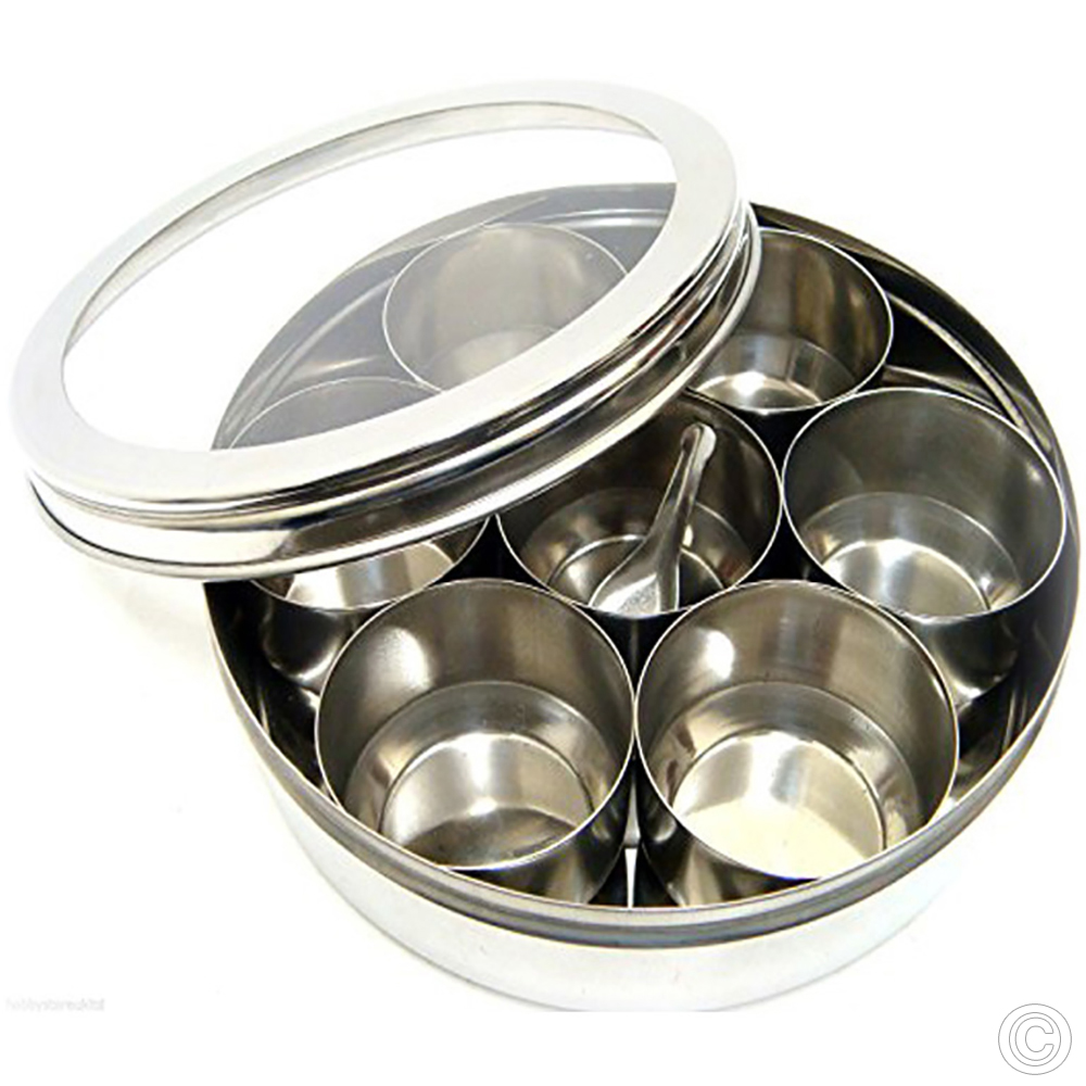 Stainless Steel Masala Dabba No 13 23CM