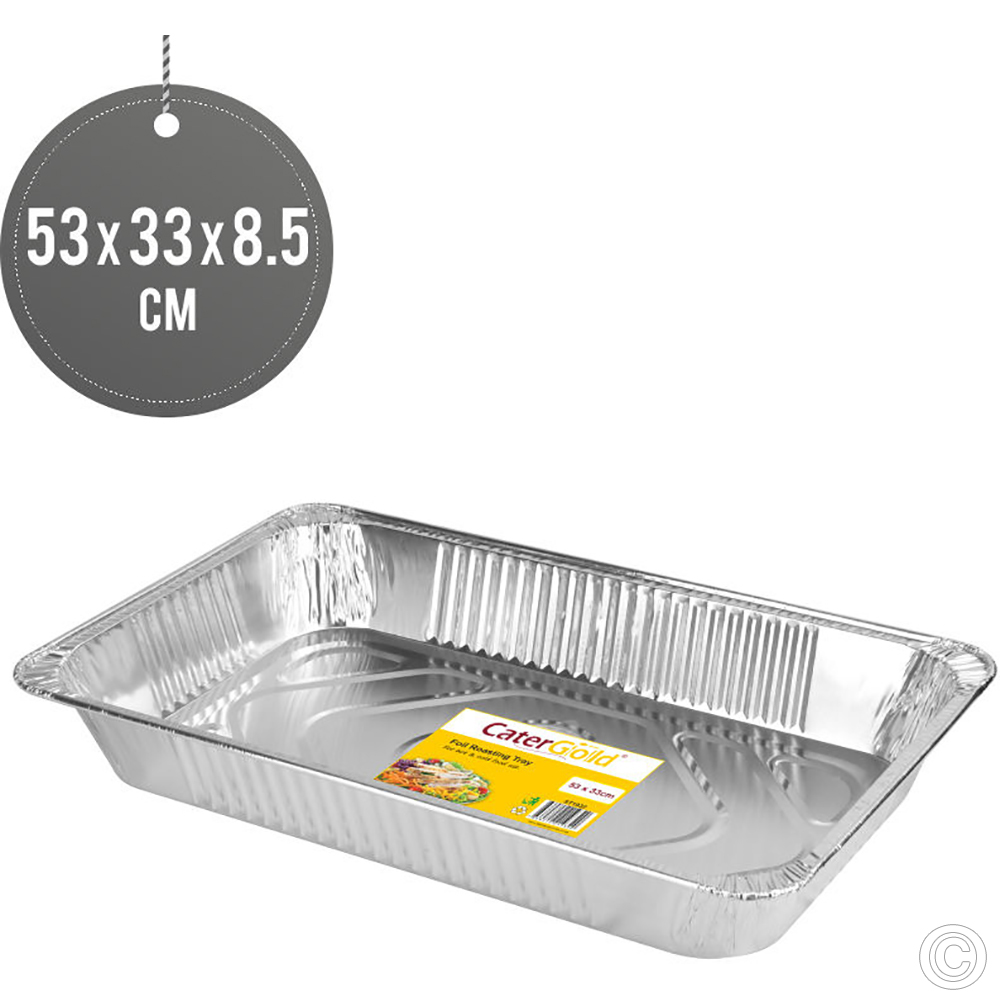 Foil Roasting Tray Large 53x33x8.5cm
