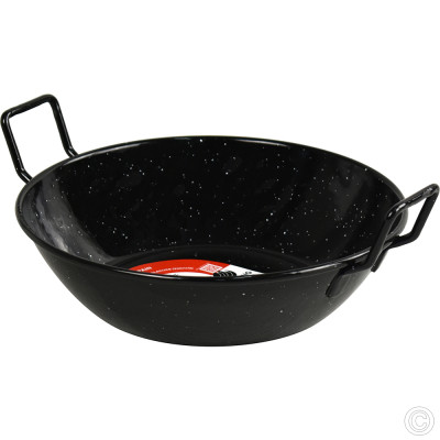 Non Stick Deep Enamel Wok 22cm