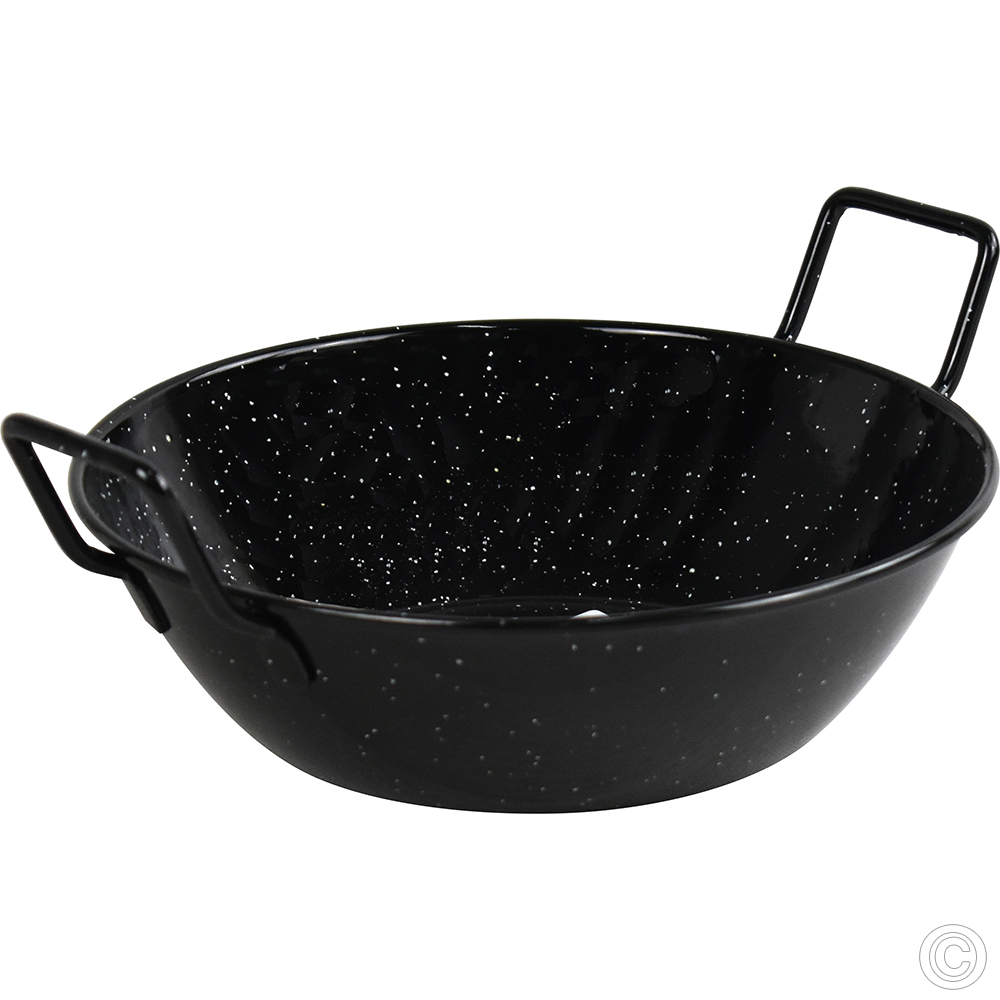 Non Stick Deep Enamel Wok 24cm