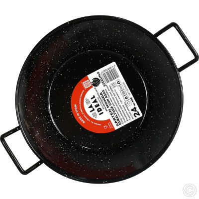 Non Stick Deep Enamel Wok 24cm