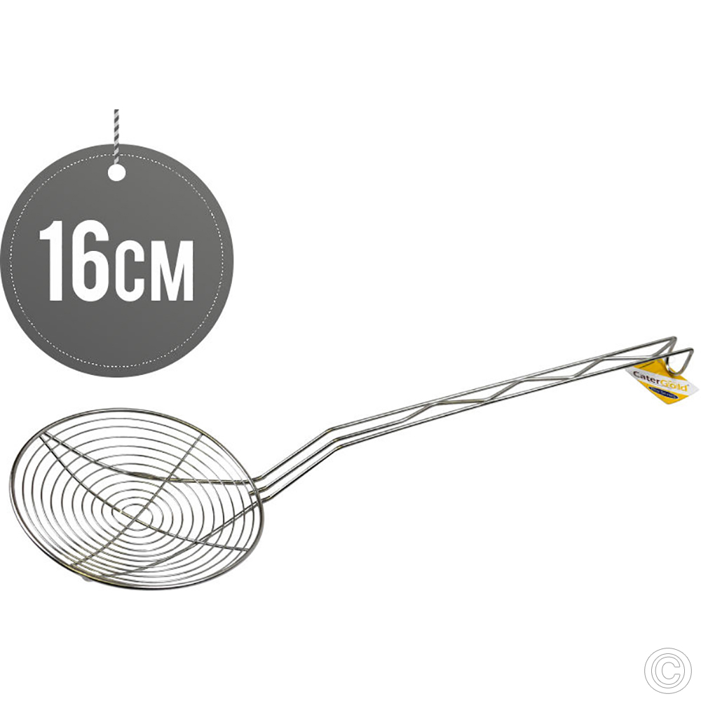 Pro Series Stainless Steel Round Skimmer 16 CM x 56 CM