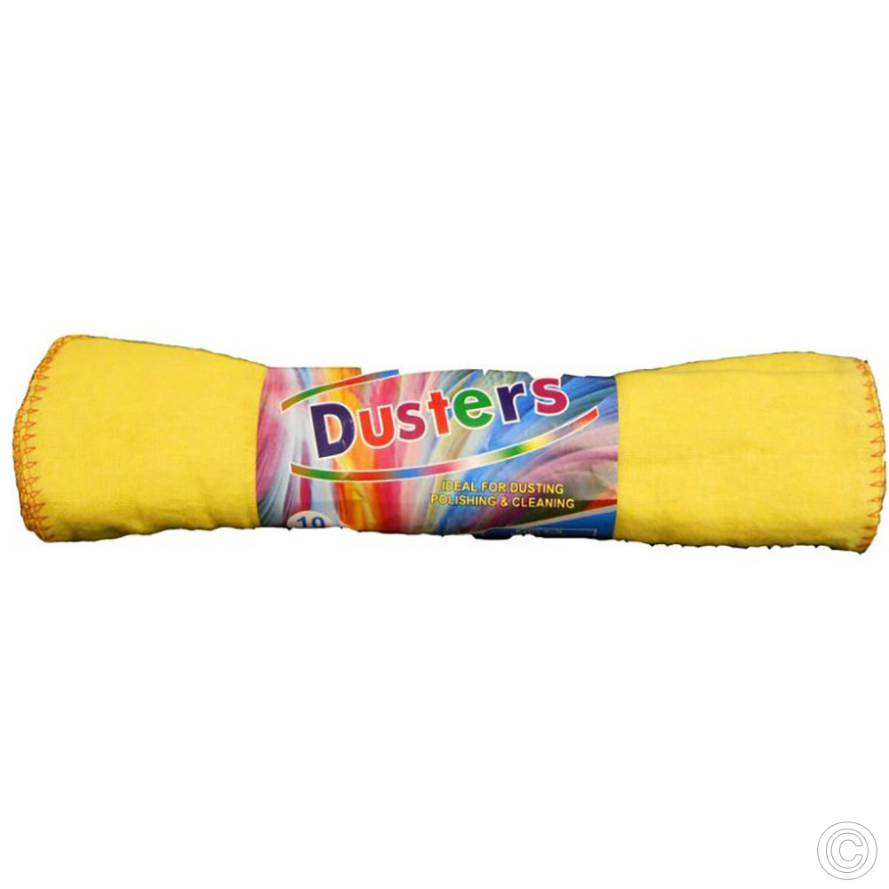 Yellow Duster 10 Pack 