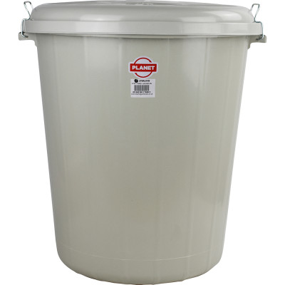 Lock Bin With Lid 90 L Grey