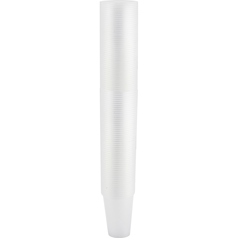Reusable Plastic Cups 7oz 100 Pack Clear