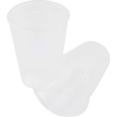 Reusable Plastic Cups 7oz 100 Pack Clear