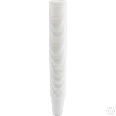 Reusable Plastic Cups 7oz 100 Pack White
