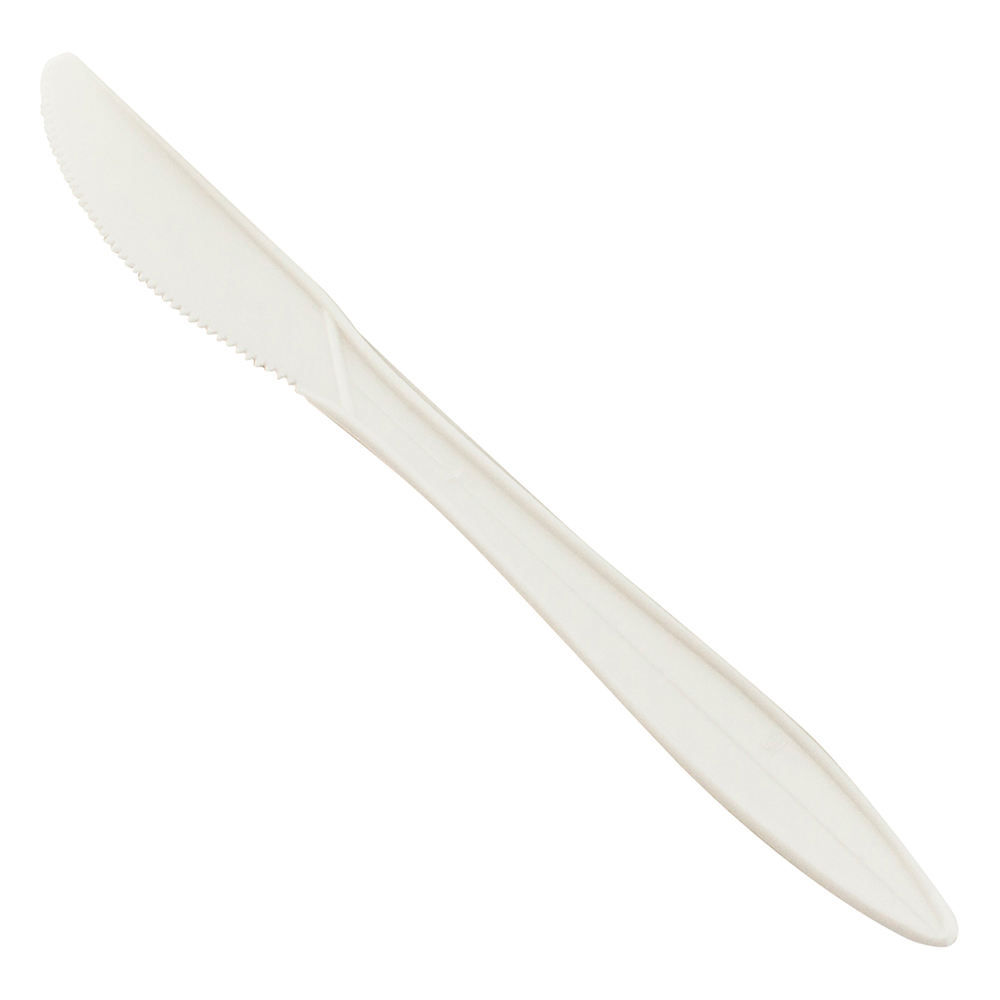 Reusable Plastic Knife White 100s