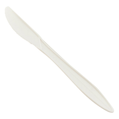 Reusable Plastic Knife White 100s