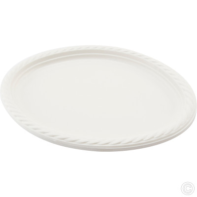 Reusable Plastic Plate Oval 8 Pack