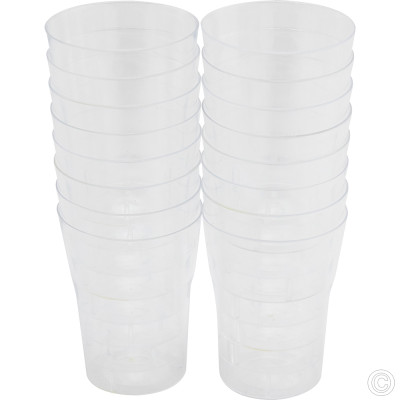 Reusable Shot Glass Clear 50ml 16 Pack