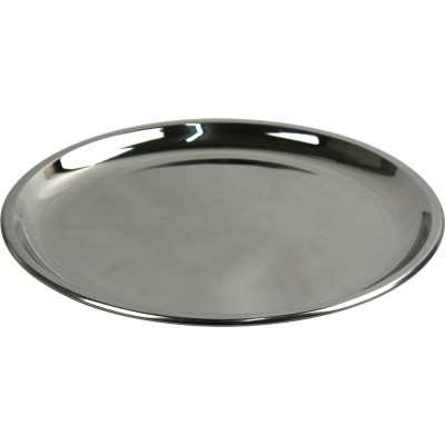 Stainless Steel Dinner Plate 22cm