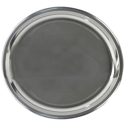 Stainless Steel Dinner Plate 22cm