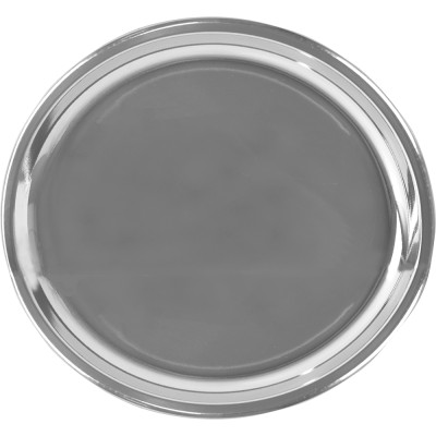 Stainless Steel Dinner Plate 25cm