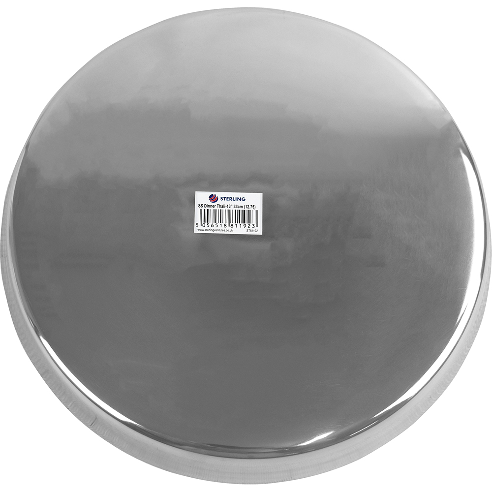 Stainless Steel Dinner Thali 33cm