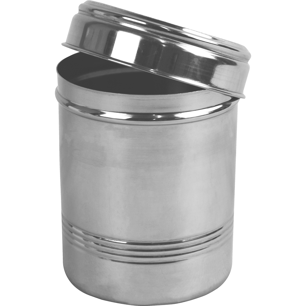 Stainless Steel Clear Canister 9.4x12.5cm Storage & Organisation image