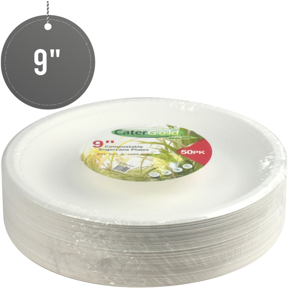 Compostable Bagasse Plates 9