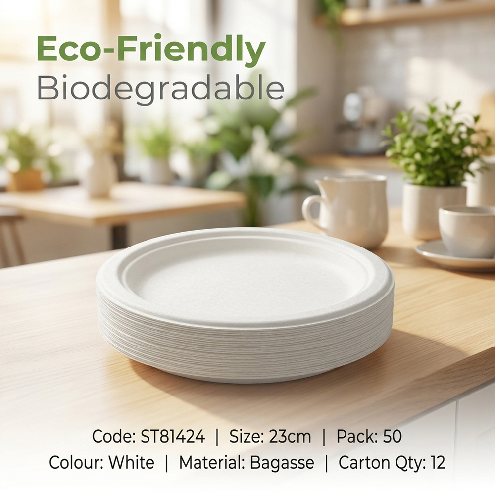 Compostable Bagasse Plates 9