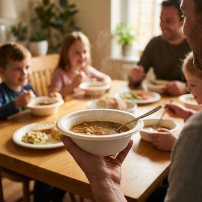 Compostable Bagasse Bowl 12oz 50 Pack