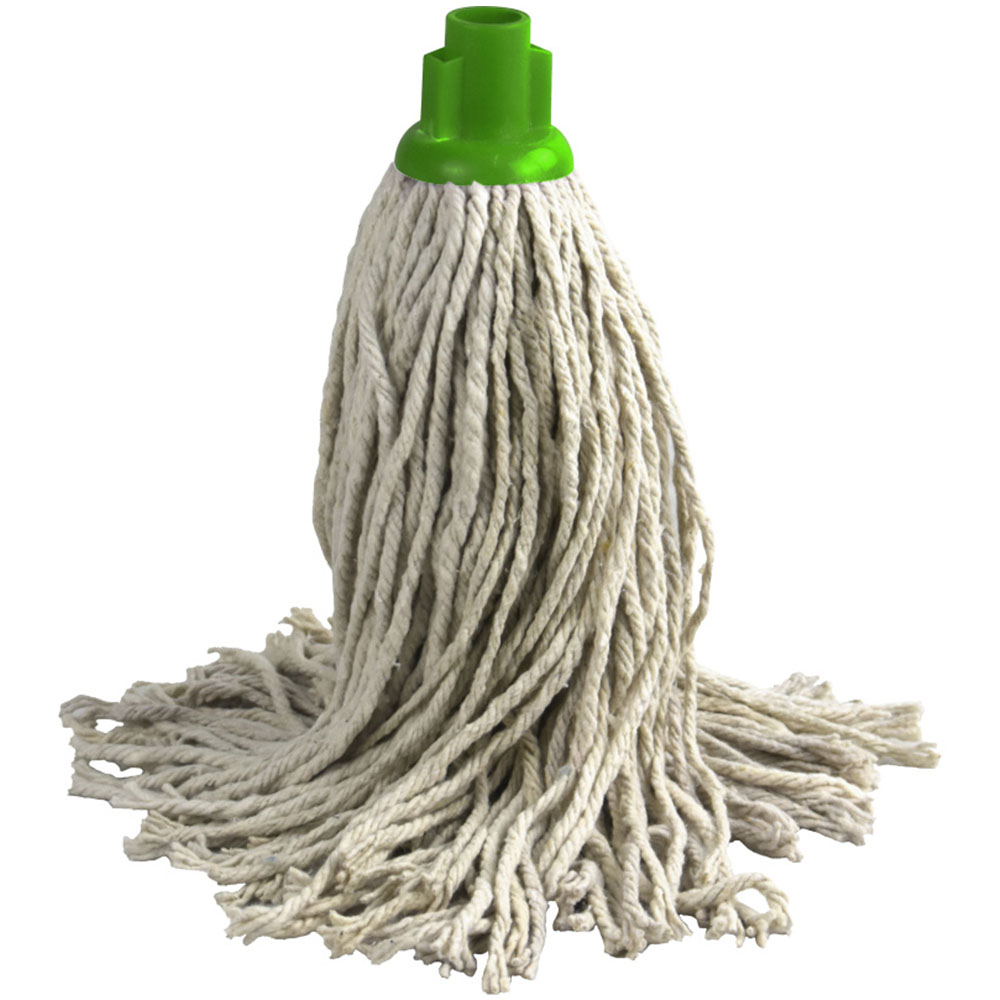 Super Jumbo Cotton Mop PY20 With Plastic Socket Green