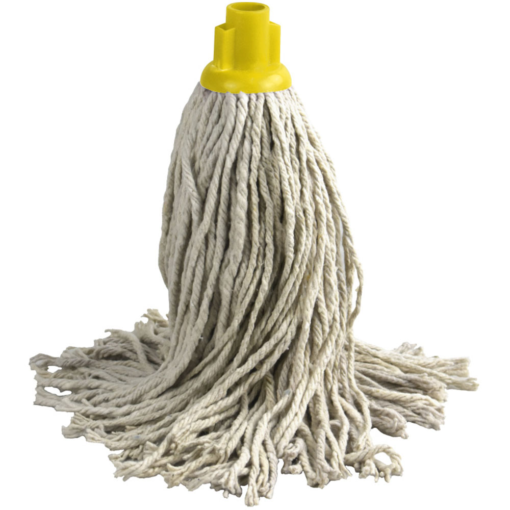 Super Jumbo Cotton Mop PY20 With Plastic Socket Yellow