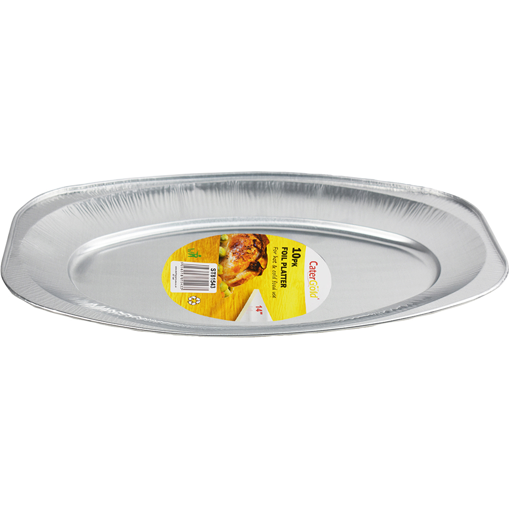 Heavy Duty Foil Platter 14