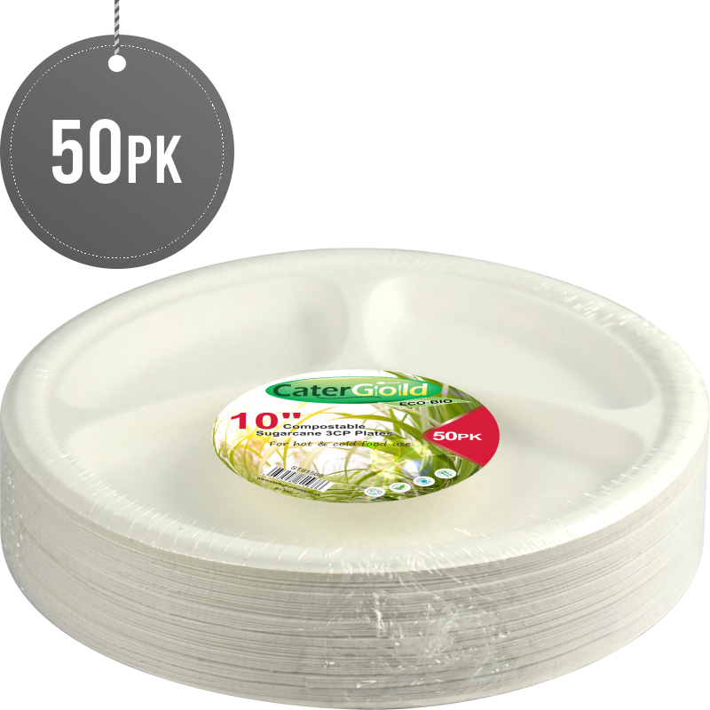 Compostable Bagasse Plates 10