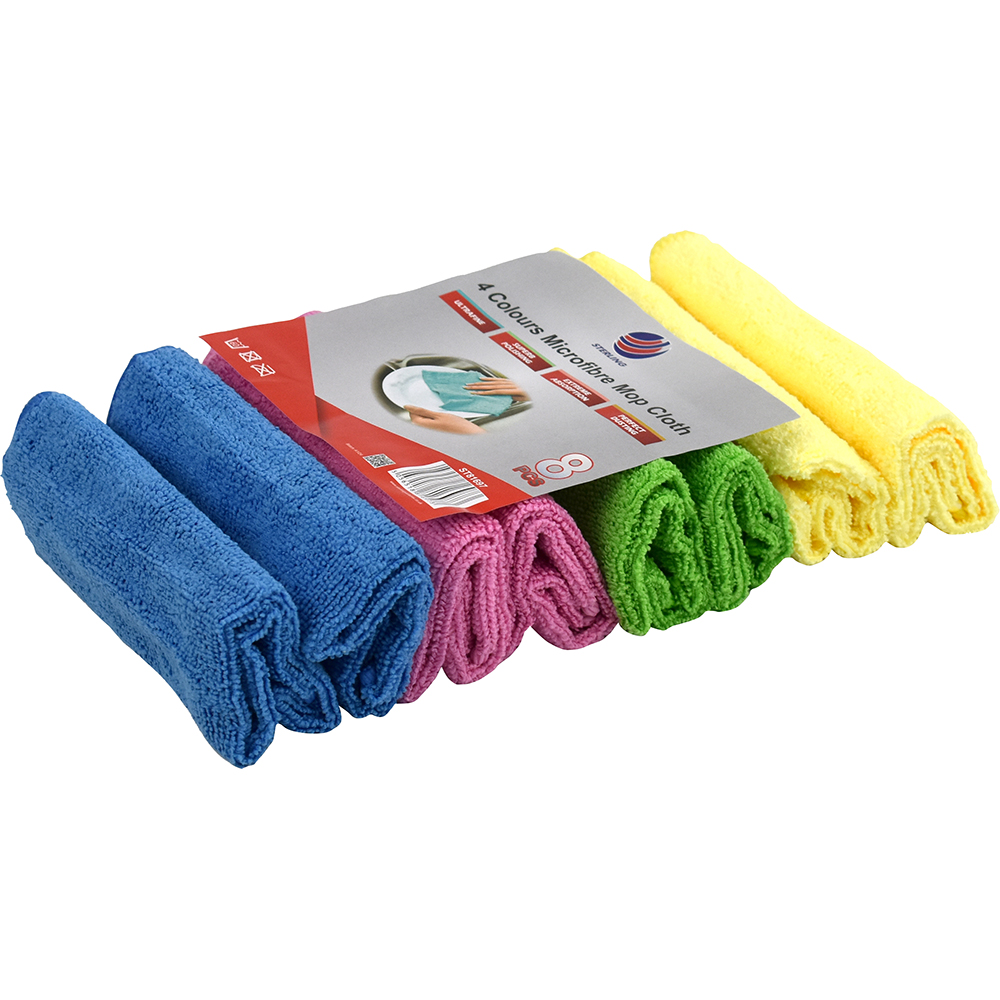 Micro Fibre Mop Cloth 8 Pack