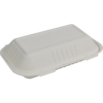 Compostable Bagasse Clamshell 10