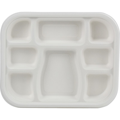 Compostable Bagasse 8CP Tray 25 Pack