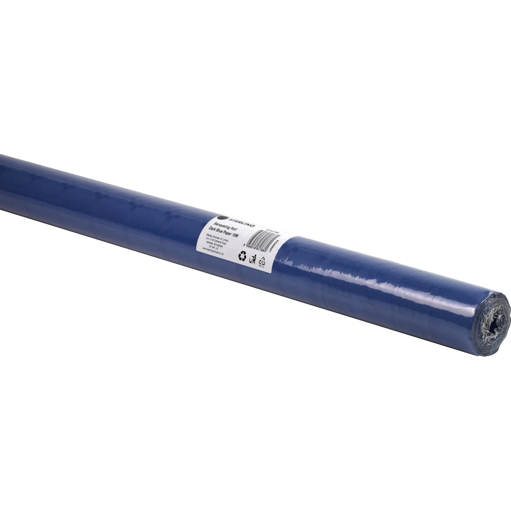 Banquetting 10M Table Roll Embossed Dark Blue