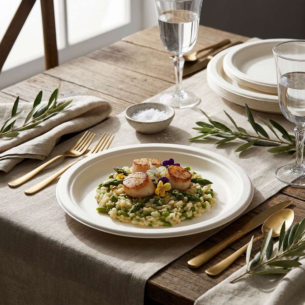 Compostable Bagasse Plate 10