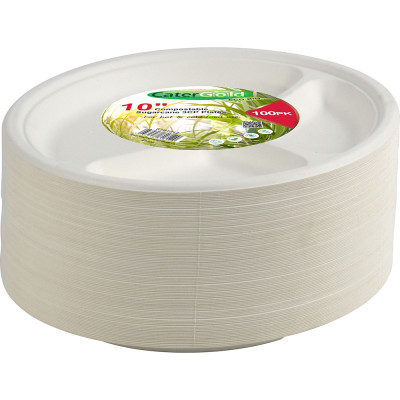 Compostable Bagasse Plate 10