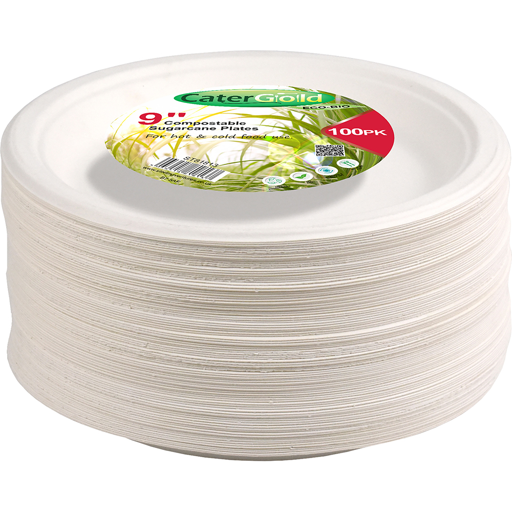 Compostable Bagasse Plates 9