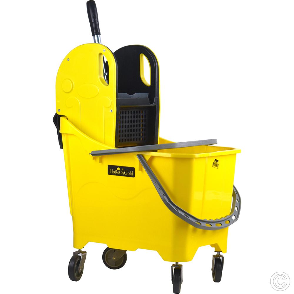 Industrial Mop Bucket 25L Single Trolley