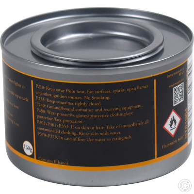 Ethanol Chafing Fuel 160g 12 Pack (2 hours)