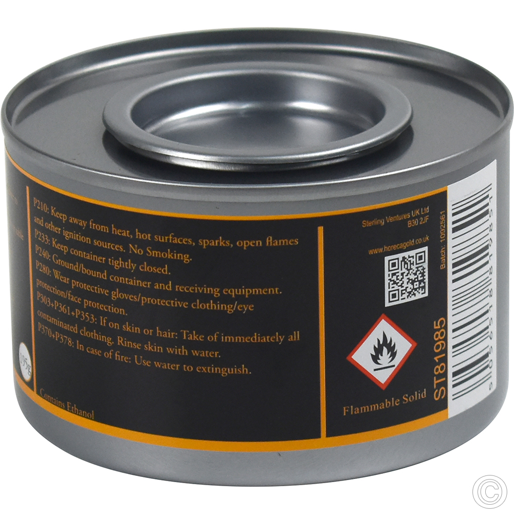 Ethanol Chafing Fuel 195g 12 Pack (3.5 hours)