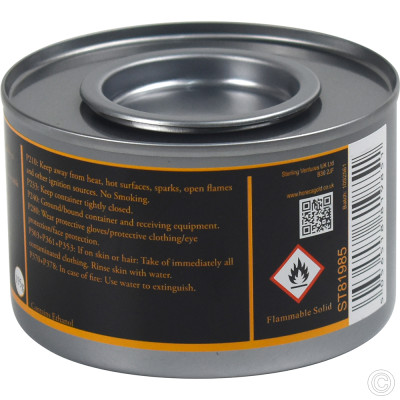 Ethanol Chafing Fuel 195g 12 Pack (3.5 hours)