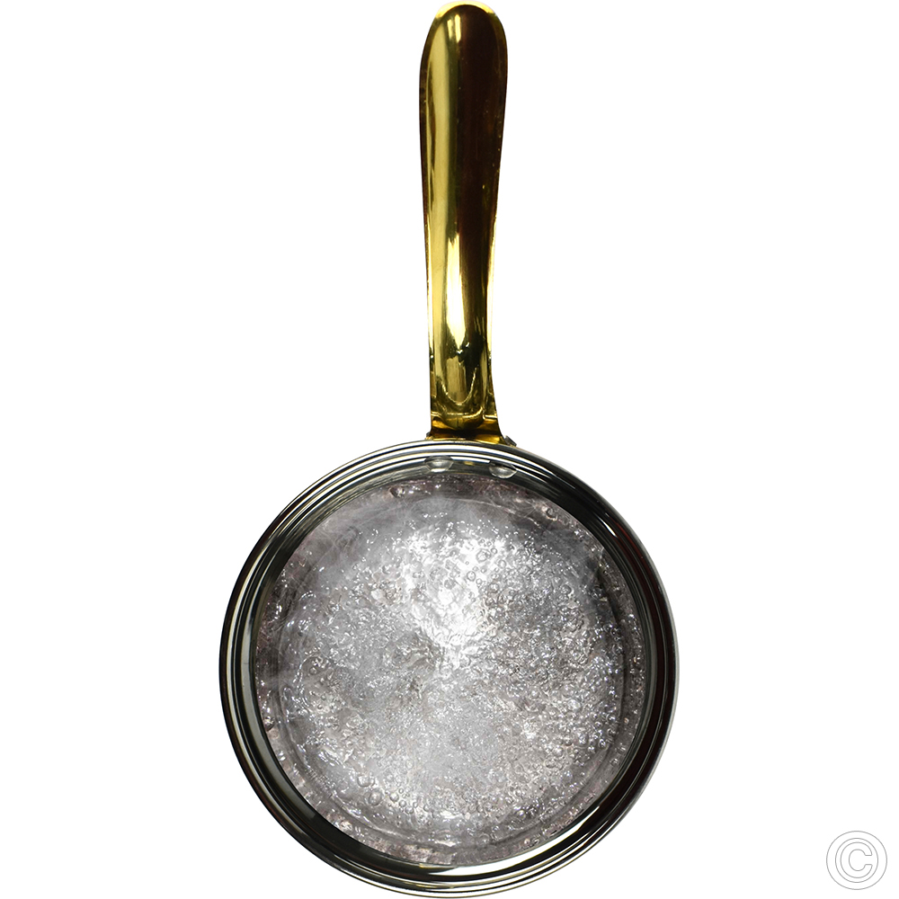 Copper Steel Sauce Pan w/Brass Handle No1 300 ml Copper Serveware image